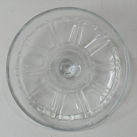 Vintage Holiday Time 7 Inch Glass Covered Candy Dish/Bowl with Lid NEW IN BOX - Picture 5 of 9